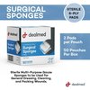 Dealmed Gauze Sponge Woven Sterile 2" X 2" 8-Ply 2'S, 50/Bx, 30/Cs, 1500PK 783822